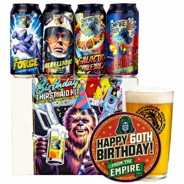 Happy 60th Birthday 'Thirst Aid Gift Pack'