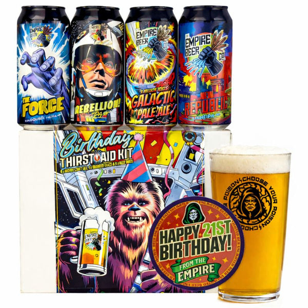 Happy 21st Birthday 'Thirst Aid Gift Pack'