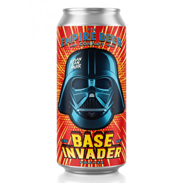 Base InVADER: Pilsner 4.2% - Designed in collaboration with Brian I Muir