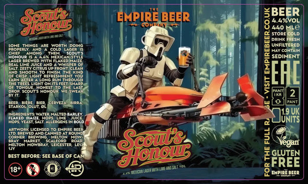 Scout's Honour:  - Mexican Lager with Lime & Salt. Collector's Edition